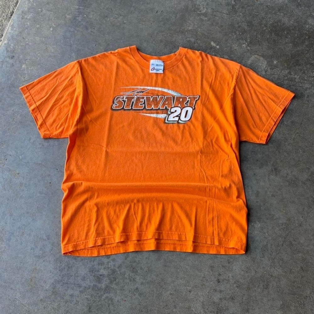 2000s tony stewart nascar racing tee